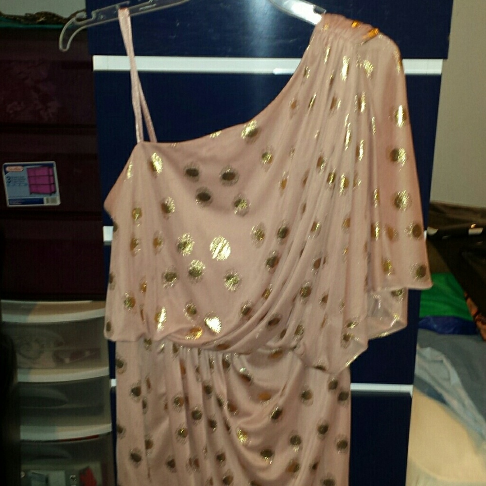 Chiffon One Shoulder Dress
